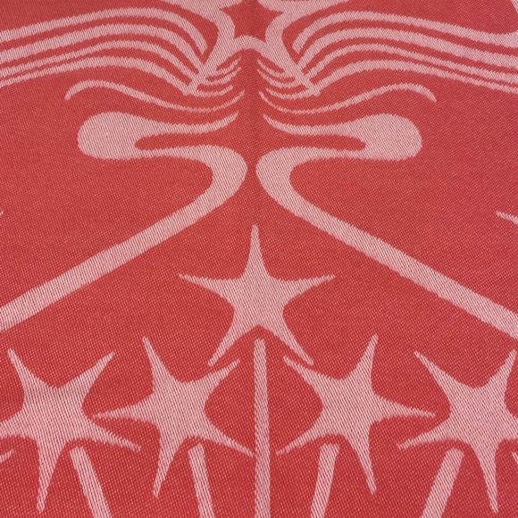 Liberty London lanthe Star Coral X-Large Scarf - Picture 7 of 9